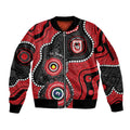 Dragons NAIDOC Week 2026 Personalised Sleeve Zip Bomber Jacket 50 Years of Deadly Aboriginal Art