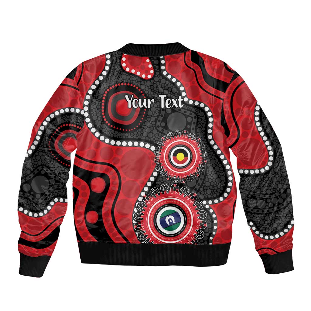 Dragons NAIDOC Week 2026 Personalised Sleeve Zip Bomber Jacket 50 Years of Deadly Aboriginal Art