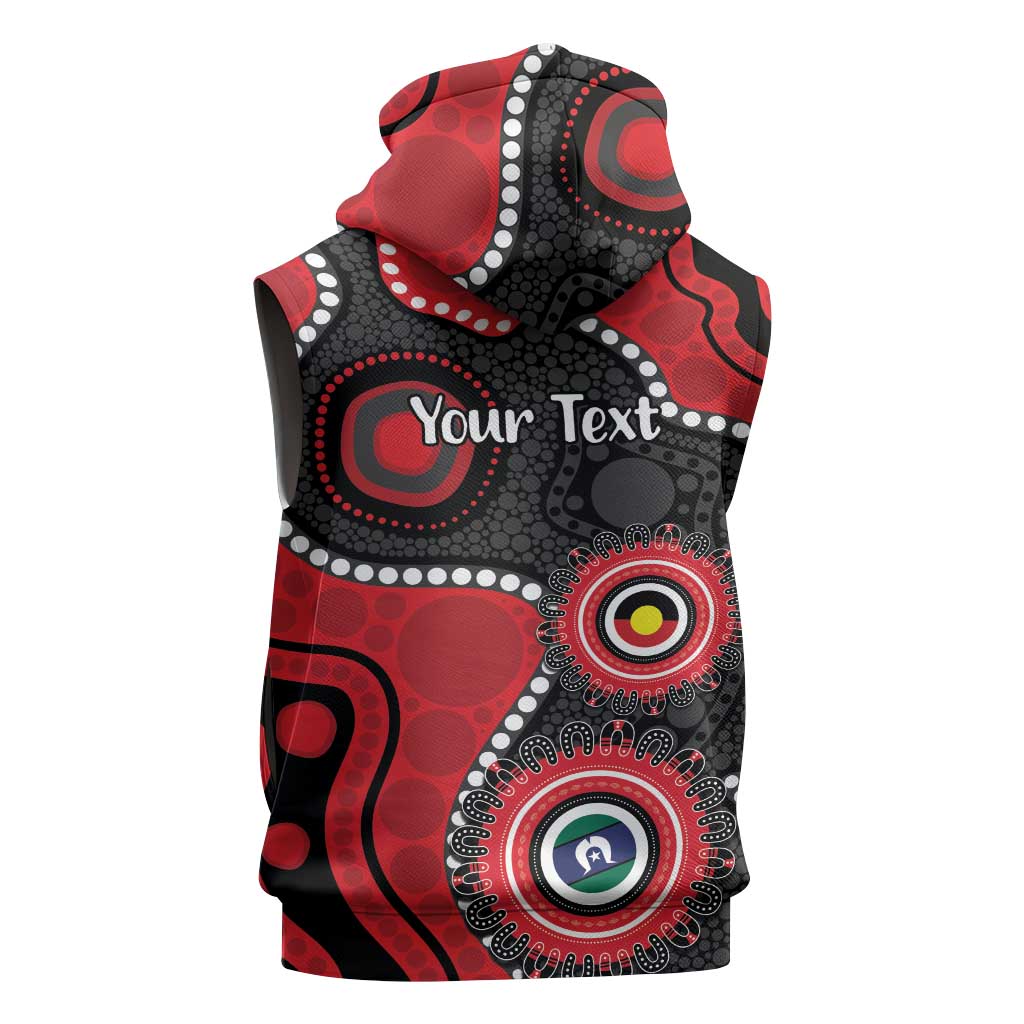 Dragons NAIDOC Week 2026 Personalised Sleeveless Hoodie 50 Years of Deadly Aboriginal Art