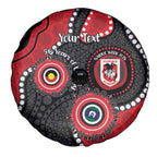 Dragons NAIDOC Week 2026 Personalised Spare Tire Cover 50 Years of Deadly Aboriginal Art