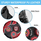 Dragons NAIDOC Week 2026 Personalised Spare Tire Cover 50 Years of Deadly Aboriginal Art