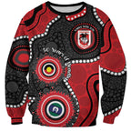 Dragons NAIDOC Week 2026 Personalised Sweatshirt 50 Years of Deadly Aboriginal Art
