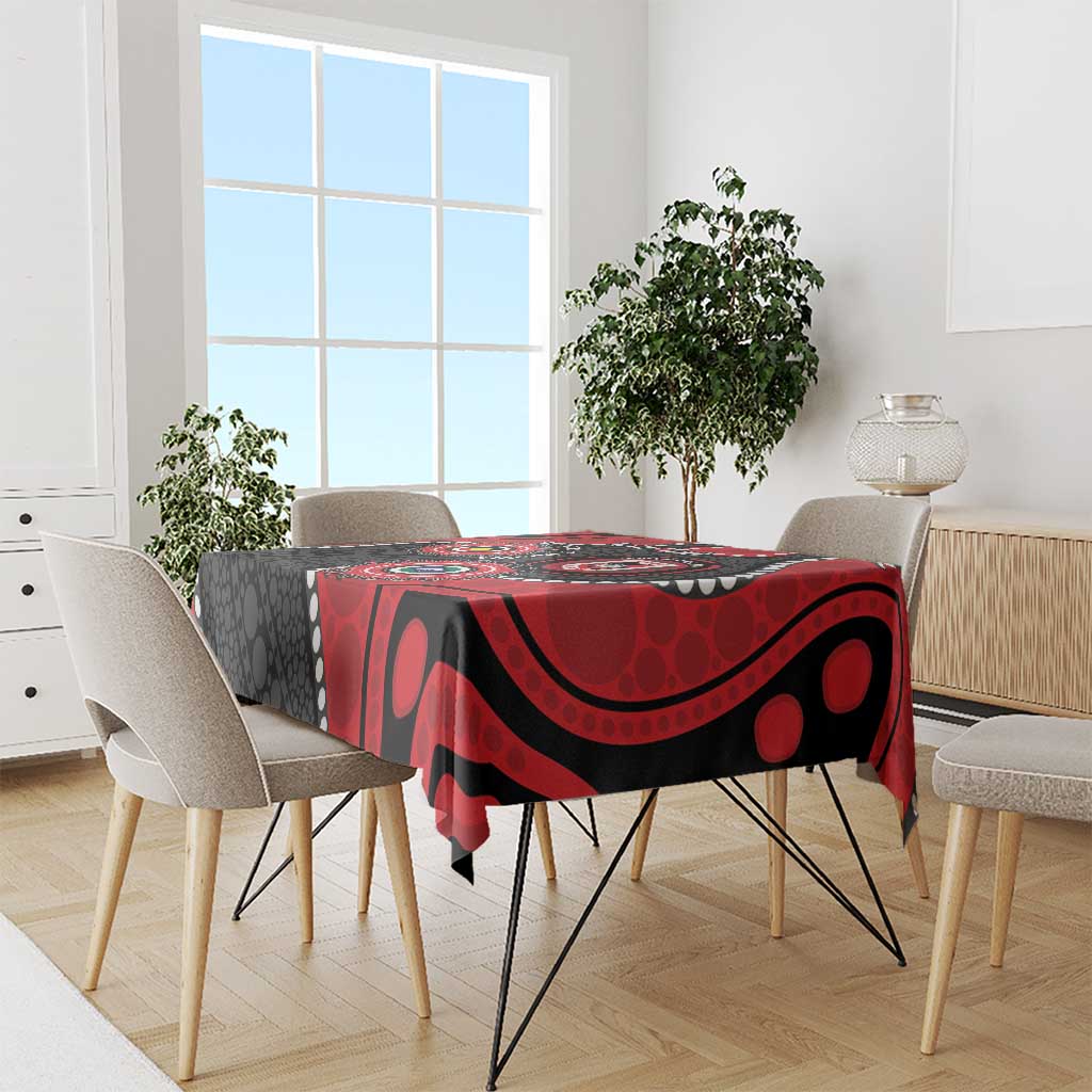 Dragons NAIDOC Week 2026 Personalised Tablecloth 50 Years of Deadly Aboriginal Art
