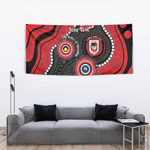 Dragons NAIDOC Week 2026 Personalised Tapestry 50 Years of Deadly Aboriginal Art