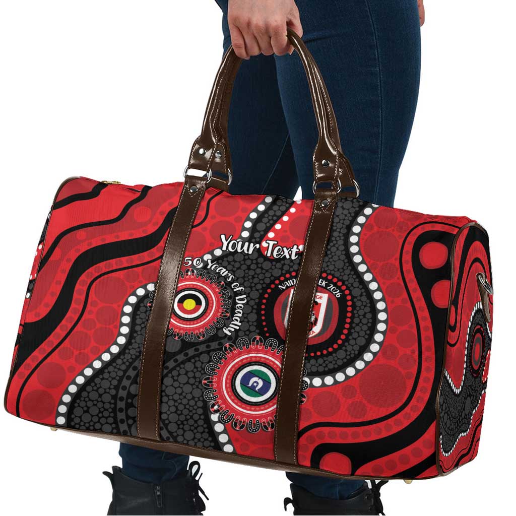 Dragons NAIDOC Week 2026 Personalised Travel Bag 50 Years of Deadly Aboriginal Art