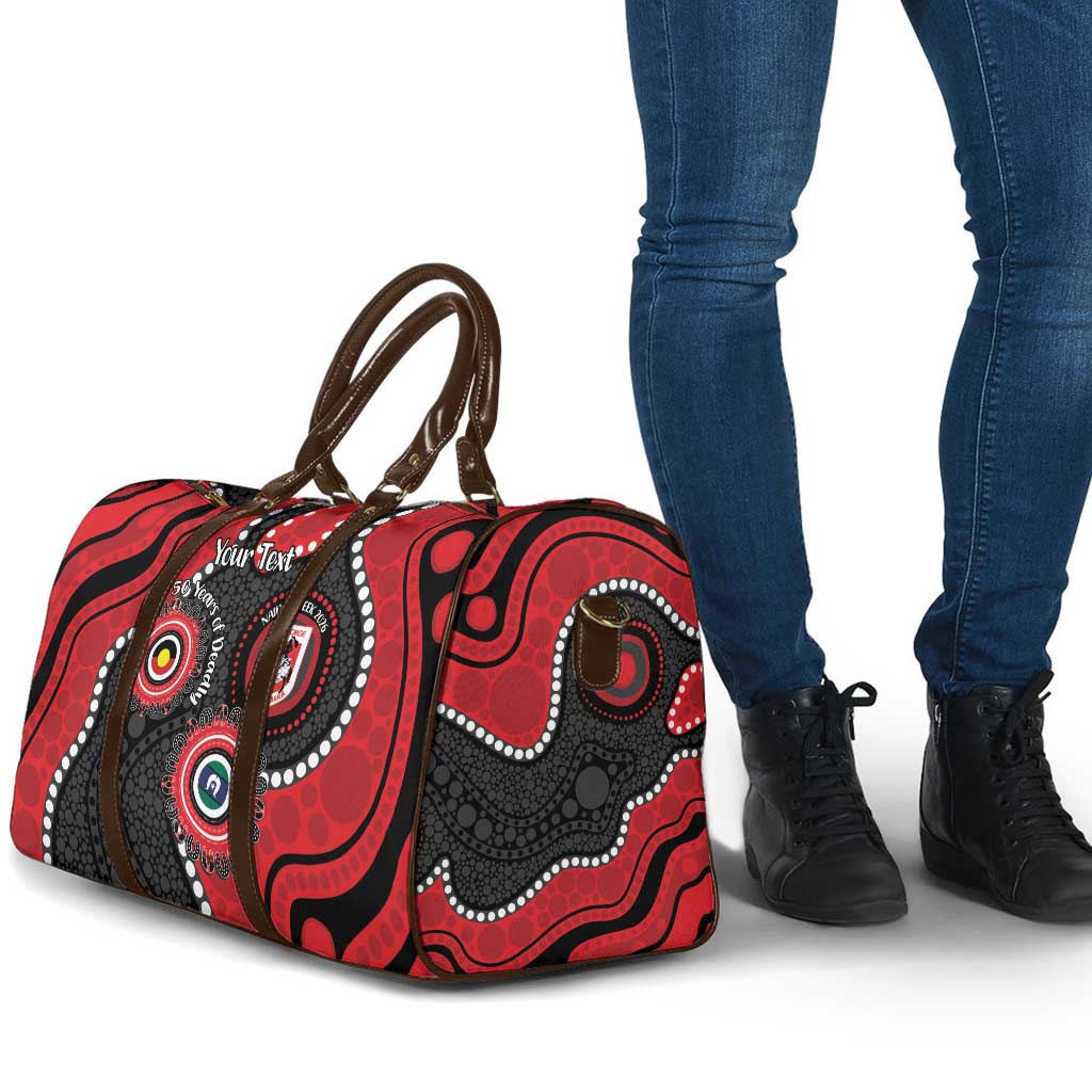 Dragons NAIDOC Week 2026 Personalised Travel Bag 50 Years of Deadly Aboriginal Art