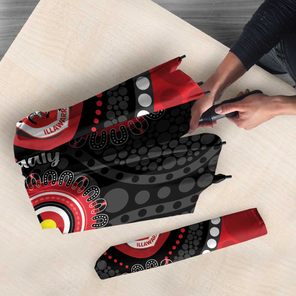 Dragons NAIDOC Week 2026 Personalised Umbrella 50 Years of Deadly Aboriginal Art