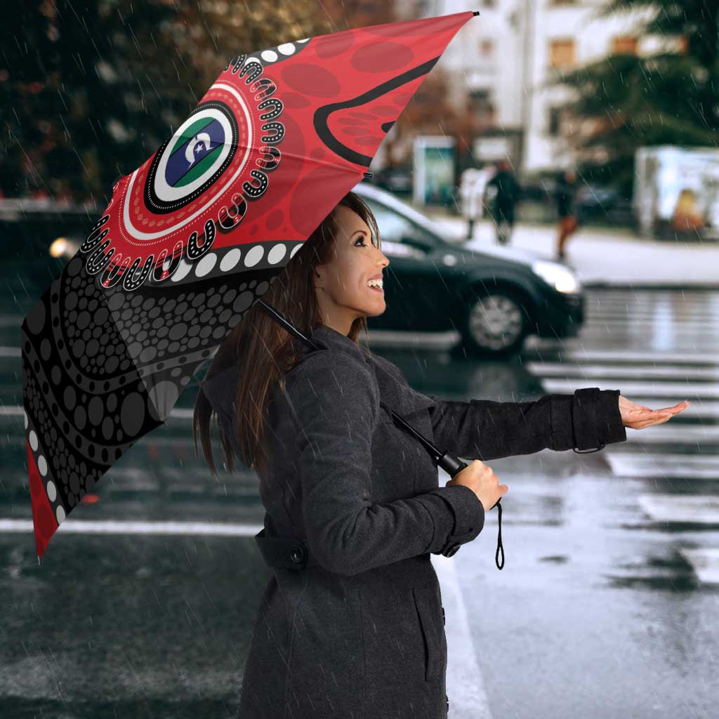 Dragons NAIDOC Week 2026 Personalised Umbrella 50 Years of Deadly Aboriginal Art