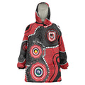 Dragons NAIDOC Week 2026 Personalised Wearable Blanket Hoodie 50 Years of Deadly Aboriginal Art