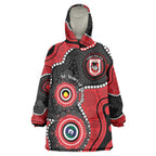 Dragons NAIDOC Week 2026 Personalised Wearable Blanket Hoodie 50 Years of Deadly Aboriginal Art