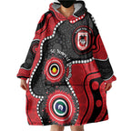 Dragons NAIDOC Week 2026 Personalised Wearable Blanket Hoodie 50 Years of Deadly Aboriginal Art