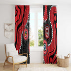 Dragons NAIDOC Week 2026 Personalised Window Curtain 50 Years of Deadly Aboriginal Art