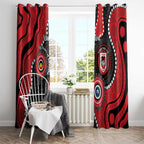 Dragons NAIDOC Week 2026 Personalised Window Curtain 50 Years of Deadly Aboriginal Art