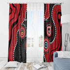Dragons NAIDOC Week 2026 Personalised Window Curtain 50 Years of Deadly Aboriginal Art
