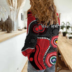 Dragons NAIDOC Week 2026 Personalised Women Casual Shirt 50 Years of Deadly Aboriginal Art