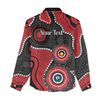 Dragons NAIDOC Week 2026 Personalised Women Casual Shirt 50 Years of Deadly Aboriginal Art