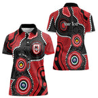 Dragons NAIDOC Week 2026 Personalised Women Polo Shirt 50 Years of Deadly Aboriginal Art
