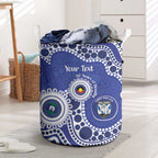 Bulldogs NAIDOC Week 2026 Personalised Laundry Basket 50 Years of Deadly Aboriginal Art