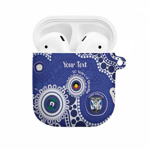 Bulldogs NAIDOC Week 2026 Personalised AirPods Case 50 Years of Deadly Aboriginal Art