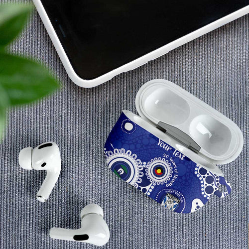 Bulldogs NAIDOC Week 2026 Personalised AirPods Case 50 Years of Deadly Aboriginal Art