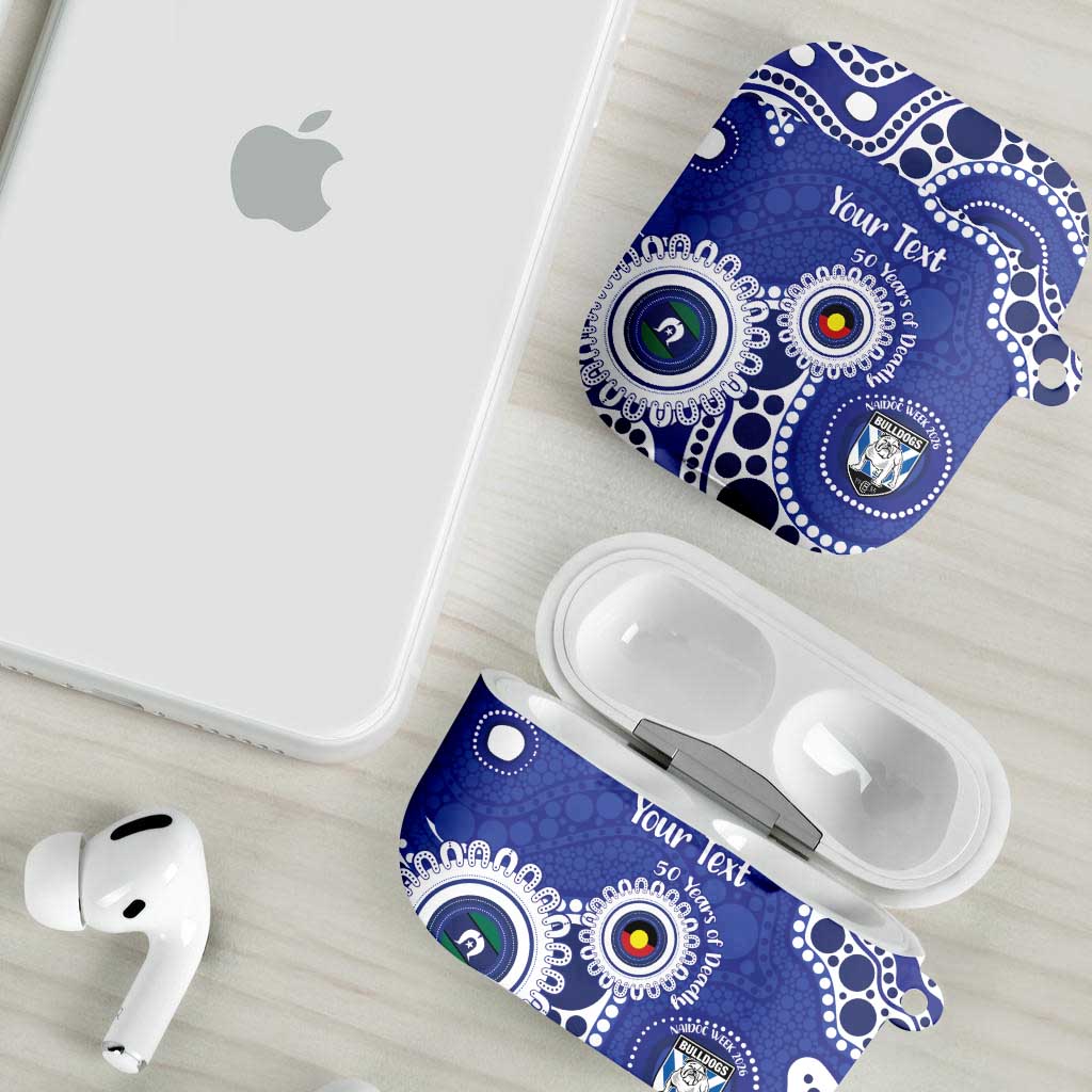 Bulldogs NAIDOC Week 2026 Personalised AirPods Case 50 Years of Deadly Aboriginal Art
