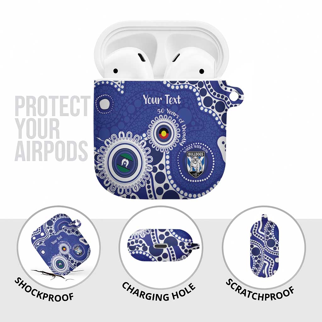 Bulldogs NAIDOC Week 2026 Personalised AirPods Case 50 Years of Deadly Aboriginal Art