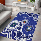 Bulldogs NAIDOC Week 2026 Personalised Area Rug 50 Years of Deadly Aboriginal Art