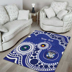 Bulldogs NAIDOC Week 2026 Personalised Area Rug 50 Years of Deadly Aboriginal Art