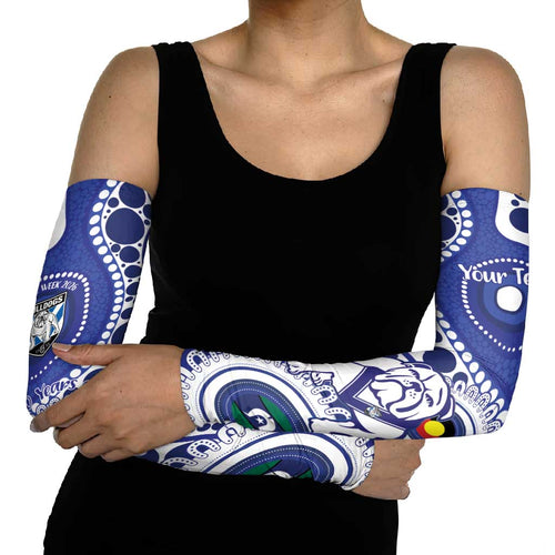 Bulldogs NAIDOC Week 2026 Personalised Arm Sleeves 50 Years of Deadly Aboriginal Art