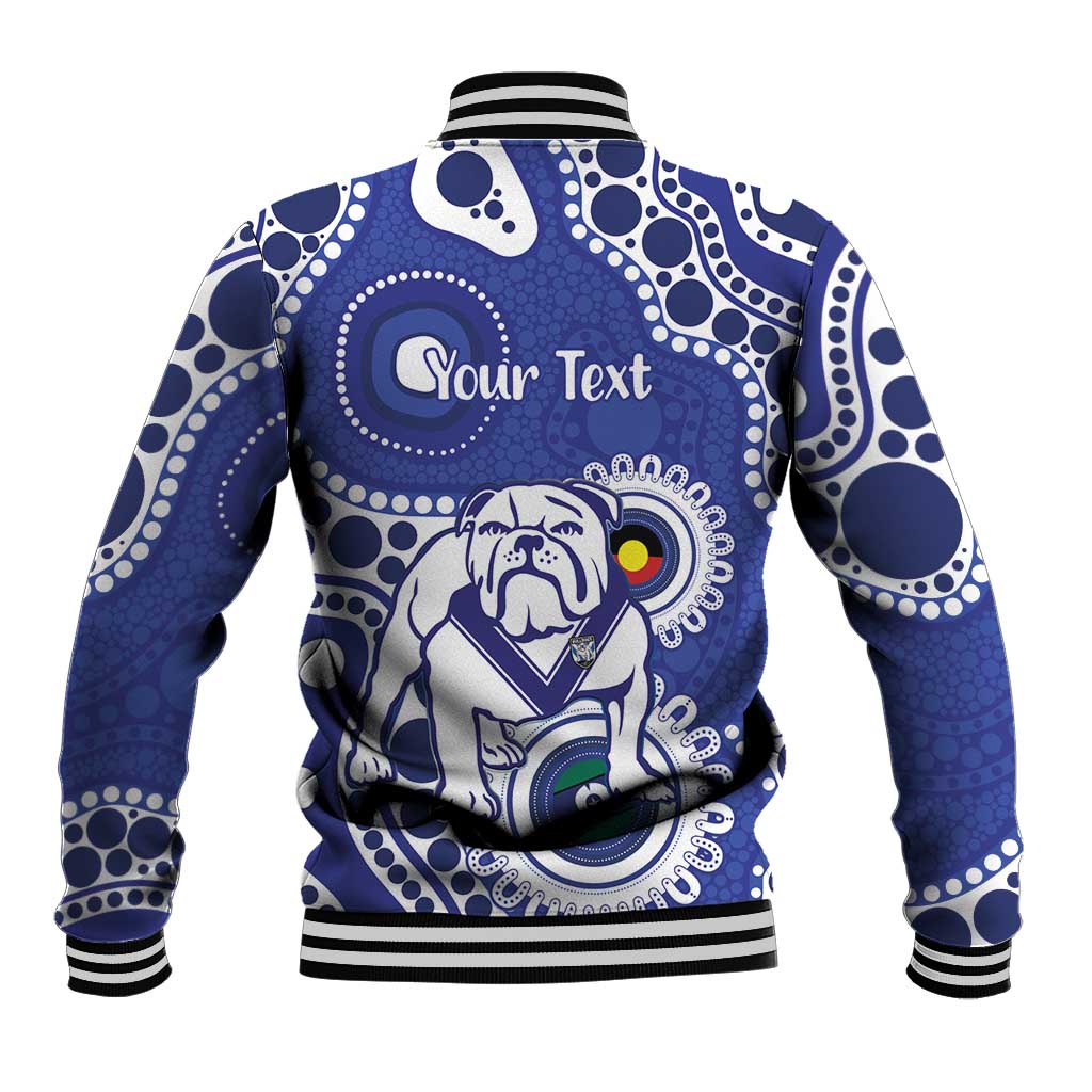 Bulldogs NAIDOC Week 2026 Personalised Baseball Jacket 50 Years of Deadly Aboriginal Art