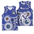 Bulldogs NAIDOC Week 2026 Personalised Basketball Jersey 50 Years of Deadly Aboriginal Art
