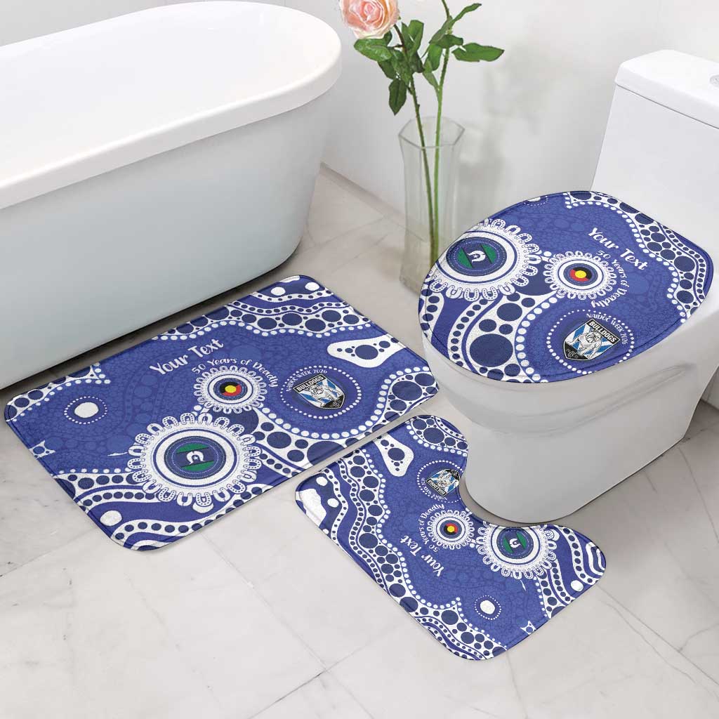 Bulldogs NAIDOC Week 2026 Personalised Bathroom Set 50 Years of Deadly Aboriginal Art