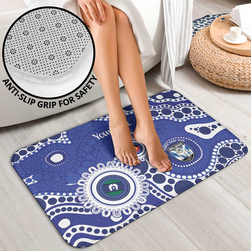 Bulldogs NAIDOC Week 2026 Personalised Bathroom Set 50 Years of Deadly Aboriginal Art