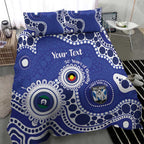 Bulldogs NAIDOC Week 2026 Personalised Bedding Set 50 Years of Deadly Aboriginal Art