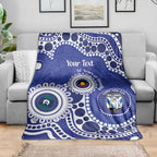 Bulldogs NAIDOC Week 2026 Personalised Blanket 50 Years of Deadly Aboriginal Art