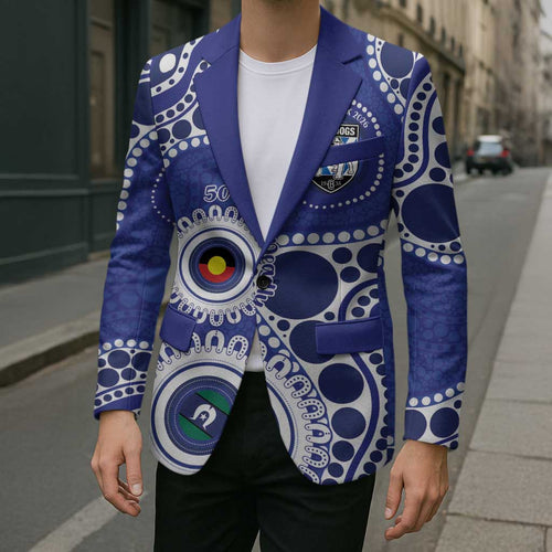 Bulldogs NAIDOC Week 2026 Personalised Blazer 50 Years of Deadly Aboriginal Art