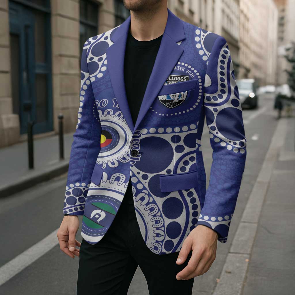 Bulldogs NAIDOC Week 2026 Personalised Blazer 50 Years of Deadly Aboriginal Art