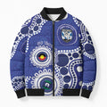 Bulldogs NAIDOC Week 2026 Personalised Bomber Puffer Jacket 50 Years of Deadly Aboriginal Art