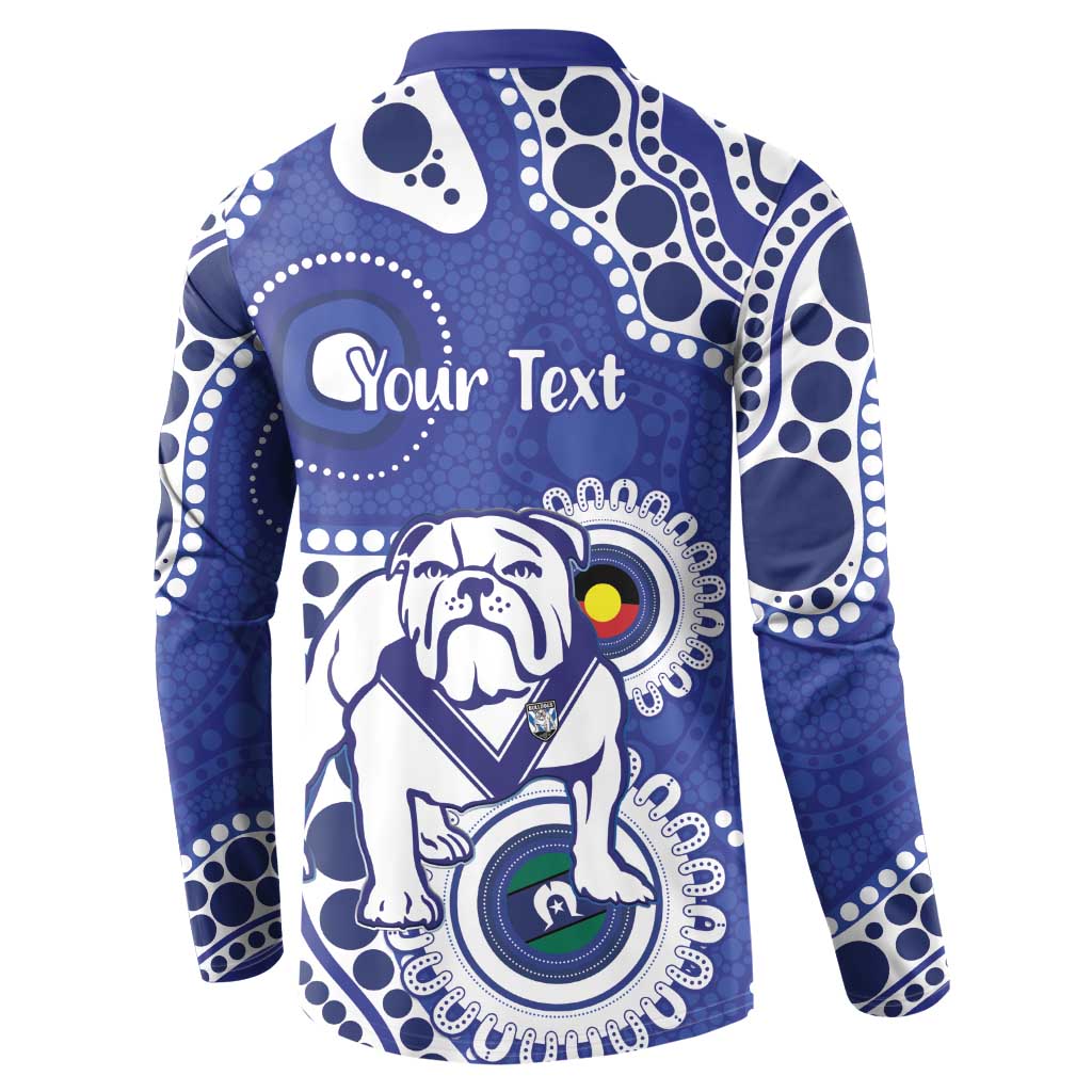 Bulldogs NAIDOC Week 2026 Personalised Button Sweatshirt 50 Years of Deadly Aboriginal Art