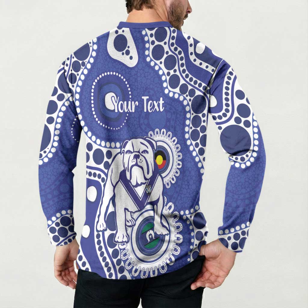 Bulldogs NAIDOC Week 2026 Personalised Button Sweatshirt 50 Years of Deadly Aboriginal Art