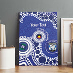 Bulldogs NAIDOC Week 2026 Personalised Canvas Wall Art 50 Years of Deadly Aboriginal Art