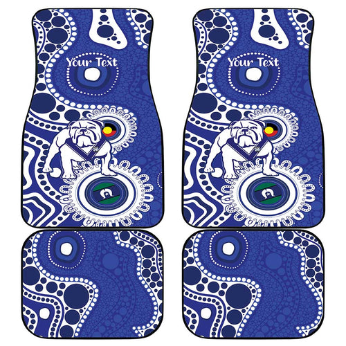 Bulldogs NAIDOC Week 2026 Personalised Car Mats 50 Years of Deadly Aboriginal Art