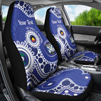 Bulldogs NAIDOC Week 2026 Personalised Car Seat Cover 50 Years of Deadly Aboriginal Art