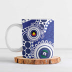 Bulldogs NAIDOC Week 2026 Personalised Ceramic Mug 50 Years of Deadly Aboriginal Art