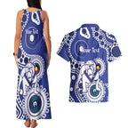 Bulldogs NAIDOC Week 2026 Personalised Couples Matching Tank Maxi Dress and Hawaiian Shirt 50 Years of Deadly Aboriginal Art