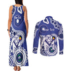 Bulldogs NAIDOC Week 2026 Personalised Couples Matching Tank Maxi Dress and Long Sleeve Button Shirt 50 Years of Deadly Aboriginal Art