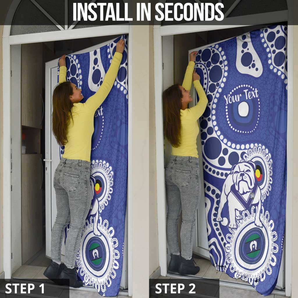 Bulldogs NAIDOC Week 2026 Personalised Door Cover 50 Years of Deadly Aboriginal Art