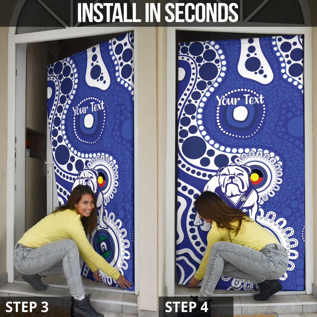 Bulldogs NAIDOC Week 2026 Personalised Door Cover 50 Years of Deadly Aboriginal Art