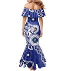 Bulldogs NAIDOC Week 2026 Personalised Family Matching Mermaid Dress and Hawaiian Shirt 50 Years of Deadly Aboriginal Art