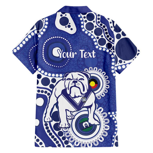 Bulldogs NAIDOC Week 2026 Personalised Family Matching Off The Shoulder Long Sleeve Dress and Hawaiian Shirt 50 Years of Deadly Aboriginal Art